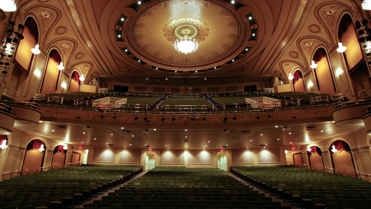 empty interior of hanover theater auditorium.