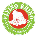 Flying Rhino Cafe logo.