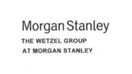 Morgan Stanley logo. It reads "Morgan Stanley, The Wetzel Group at Morgan Stanley".