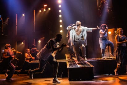 Production photo from the national Broadway tour of Jesus Christ Superstar