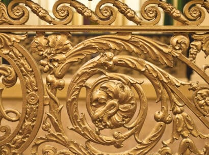 Gold Plated Promenade Railing