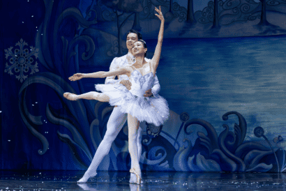 Snow King and Queen in The Nutcracker 2022 at The Hanover Theatre. Photo by Mike Nyman.