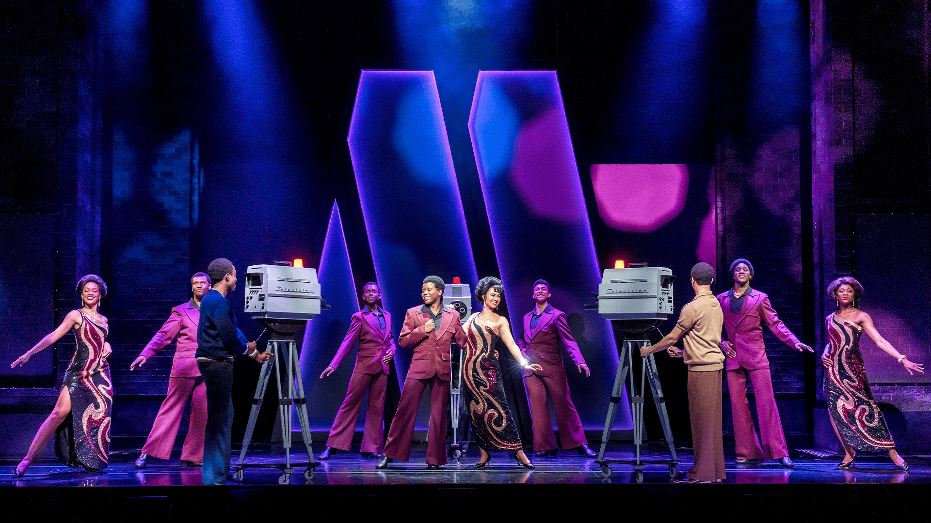 UK Cast of Aint Too Proud photo by Johan Persson