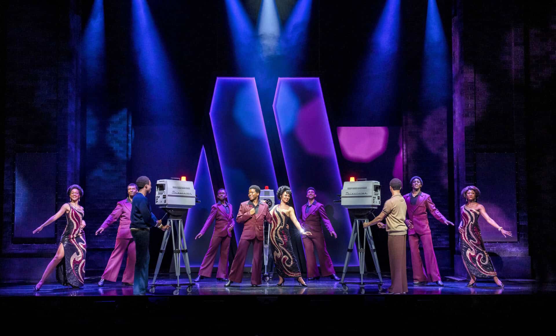 UK Cast of Ain't Too Proud. Photo by Johan Persson