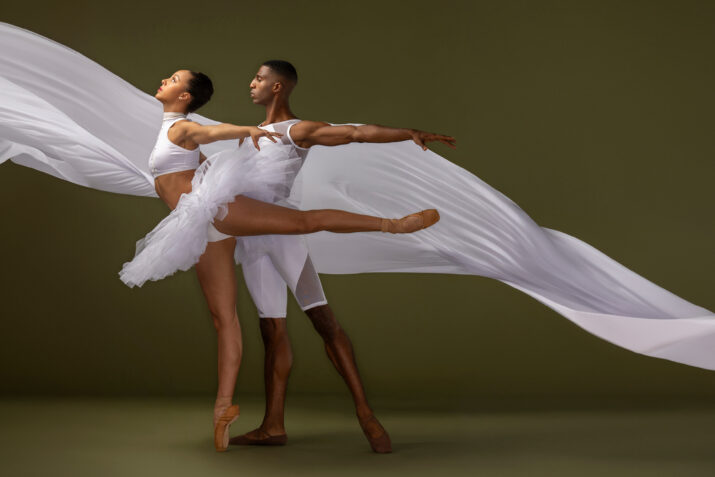 Dance Theatre of Harlem_Company Artists Derek Brockington and Delaney Washington. Photo by Nir Arieli